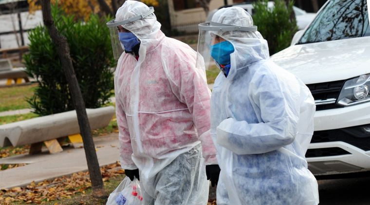 Las Brigadas Centinelas salen otra vez a las calles de Ciudad para detectar posibles casos de coronavirus Foto: ALF PONCE / MDZ