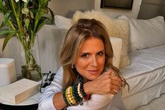 Flavia Palmiero apostó por los jeans más cómodos y funcionales para este otoño-invierno Foto: Instagram