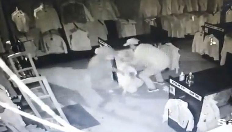 Los delincuentes arrasaron con la mercadería