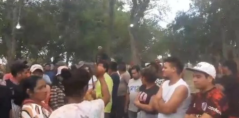 Así comenzó la balacera del domingo en González Catán. Foto: Captura Video