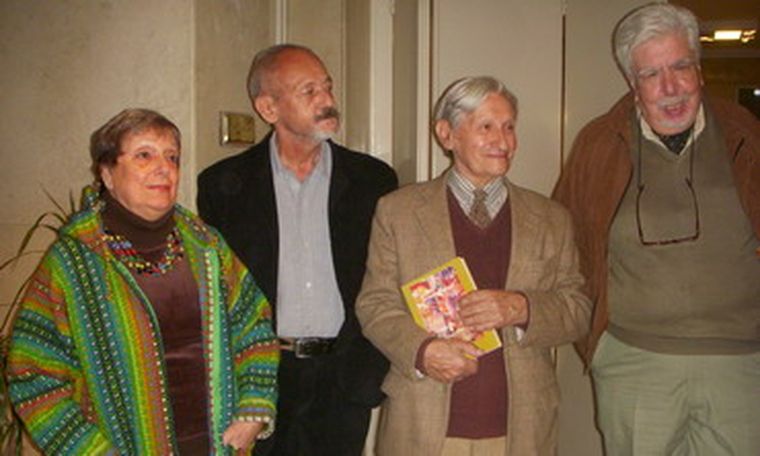 Susana Tampieri, Alberto Atienza, Ricardo Casnati y Carlos Levy, cuatro de los escritores homenajeados. Foto: MDZ