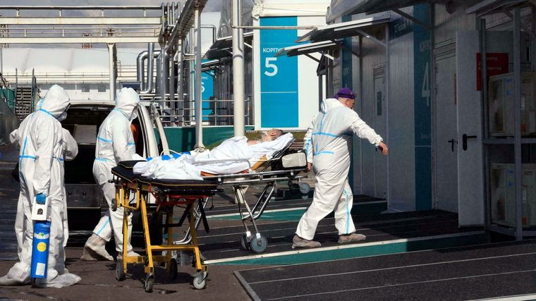 Rusia no deja de sufrir muchos casos de covid. Foto: Afp.