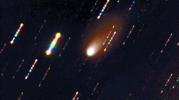 El cometa 21/Borisov. Foto: Hoy.