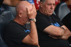 El DT habló sobre el episodio que se vivió en las tribunas. Foto: Juan Ignacio Blanco / MDZ