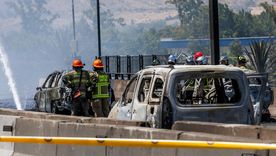 El siniestro ocurrió la semana pasada en una autopista de la Región Metropolitana. El siniestro ocurrió la semana pasada en una autopista de la Región Metropolitana.