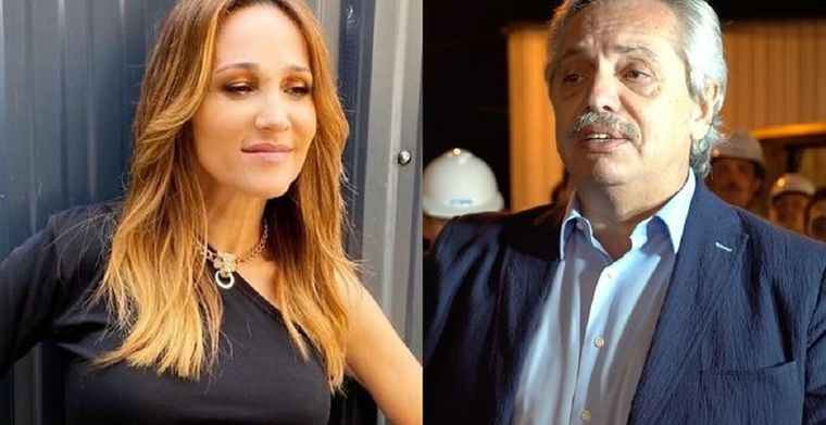 Verónica Lozano y Alberto Fernández