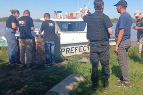 El hallazgo ocurrió a la altura del barrio La Arenera, frente a la zona de islas de Sauce Viejo, Santa Fe.