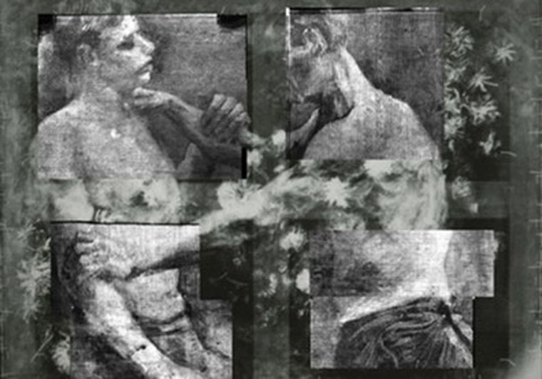 La obra de Van Gogh oculta detrás de otra. Foto: TW