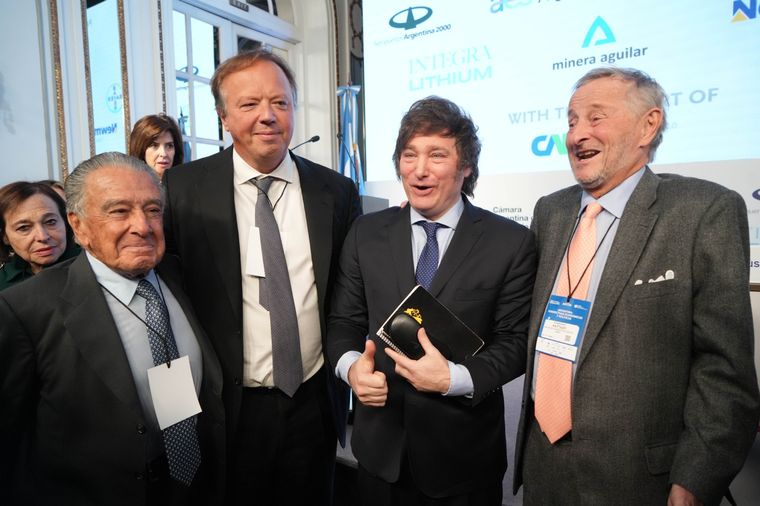 Javier Milei le respondió a Eduardo Eurnekian Foto: Noticias Argentinas