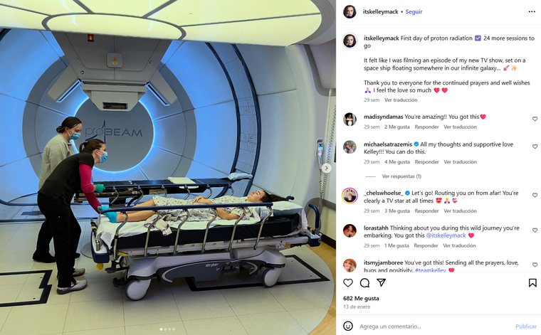 Kelley Mack luchó contra un glioma. Foto: captura de pantalla Instagram/ @itskelleymack. Kelley Mack luchó contra un glioma. Foto: captura de pantalla Instagram/ @itskelleymack.