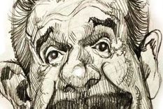 El profesor Jirafales, Ruben Aguirre. Foto: Ilustración de Lisandro Ruiz.
