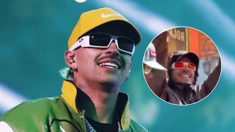 El artista fusionó la música urbana con la tradición porteña. / @ferxxxo