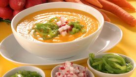 Sopa cremosa de zanahoria y jengibre. Sopa cremosa de zanahoria y jengibre.
