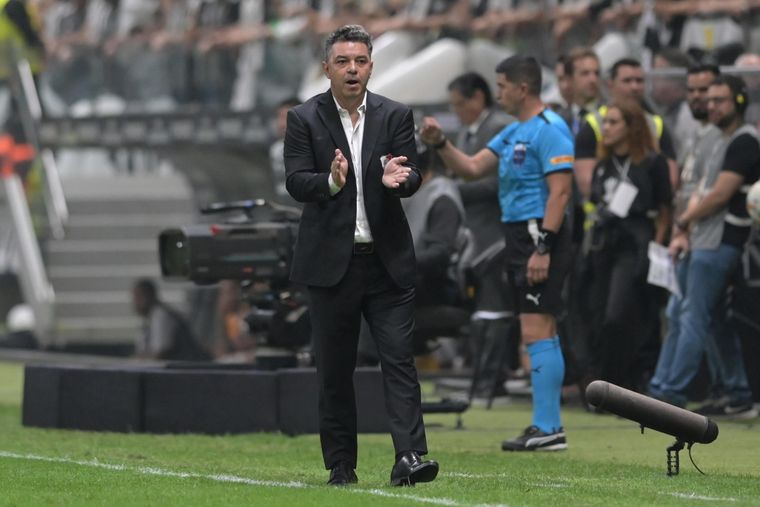 Gallardo quedó desconcertado luego de la derrota de River. Foto: EFE