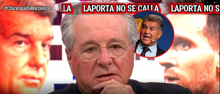 Jorge DAlessandro atacó a Laporta por sus palabras sobre una posible vuelta de Messi al Barcelona.