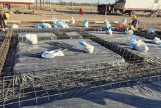 el gobierno de mendoza mostro avances en una obra clave en el sur provincial