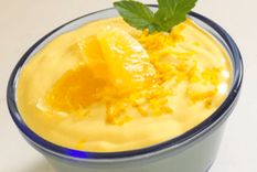 Postre de naranja.