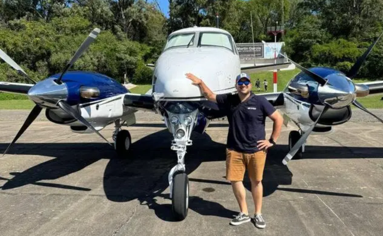 Una de las víctimas del accidente aéreo. Una de las víctimas del accidente aéreo.