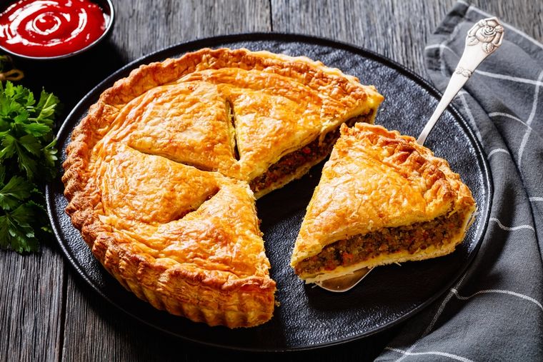 Tarta de carne casera: receta económica y riquísima.