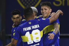 Luis Vázquez le dio el triunfo al Xeneize Foto: Télam