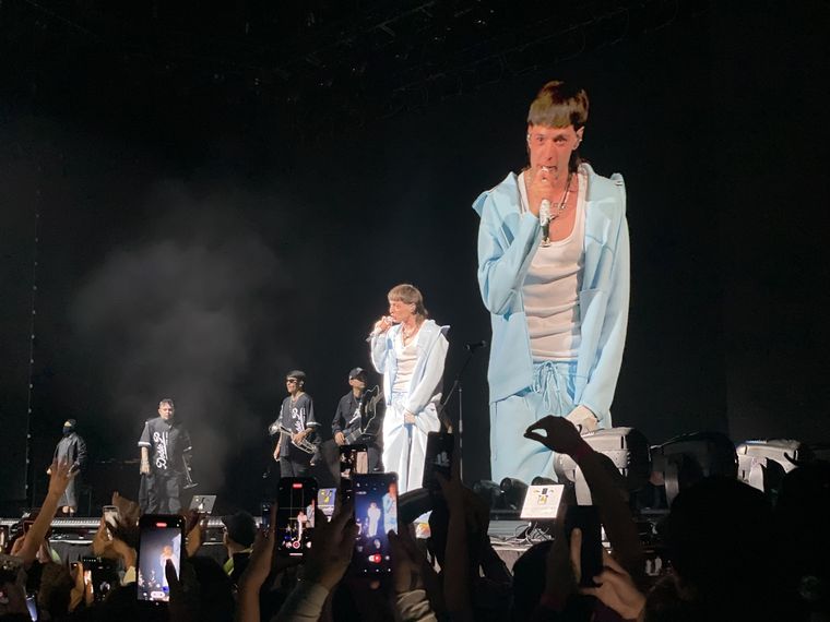 Peso Pluma tuvo su primera presentación en Argentina Foto: Gabriel Sotelo