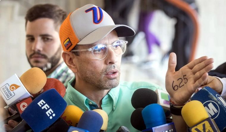 Capriles lamentó la demora de la sentencia. Foto: Efe.