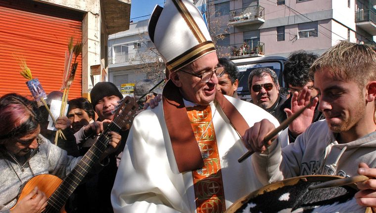 Bergoglio antes de ser elegido papa. Foto: NA