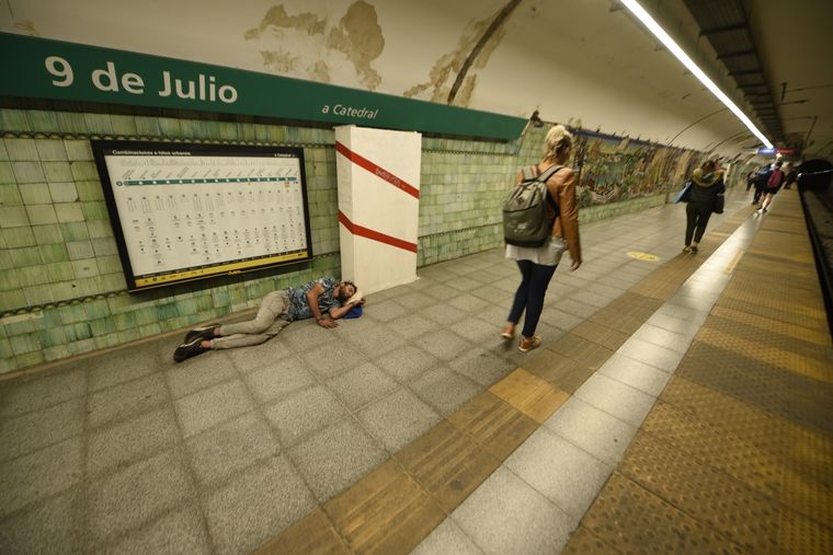 Pobreza en la Ciudad de Buenos Aires Foto: Juan Mateo Aberastain Zubimendi