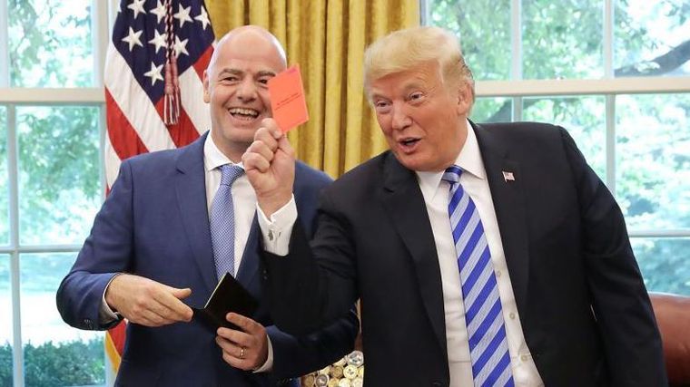Trump ha expresado que Irán es "bienvenido" al Mundial, pero que no garantiza su seguridad.