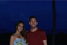 Antonela y Lionel. Foto: Instagram @antonelaroccuzzo