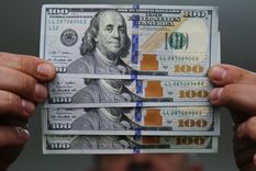 Los inversores corren a refugiarse en el dólar blue, para mantener el valor de sus activos, ante una inflación que no cede e incertidumbre por las elecciones presidenciales. Foto: Noticias Argentinas