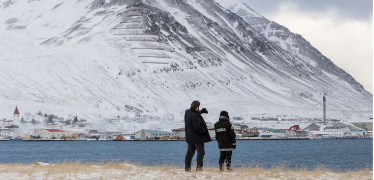 La miniserie está grabada en un pueblo de Islandia Foto: Netflix