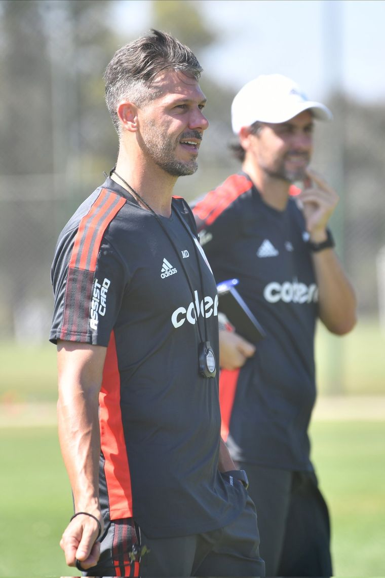 Martín Demichelis El técnico de River estaría interesado en un defensor que quiere Boca. Foto: @RiverPlate
