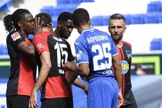 el festejo del hertha berlin que violo todo el protocolo