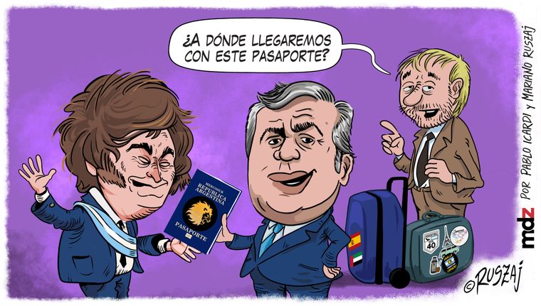viñeta cornejo milei 83-MDZ-Pasaporte-83-2