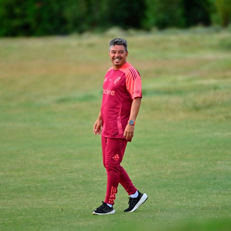 Gallardo quiere cerrar la pretemporada con un triunfo ante México. Foto: River Plate