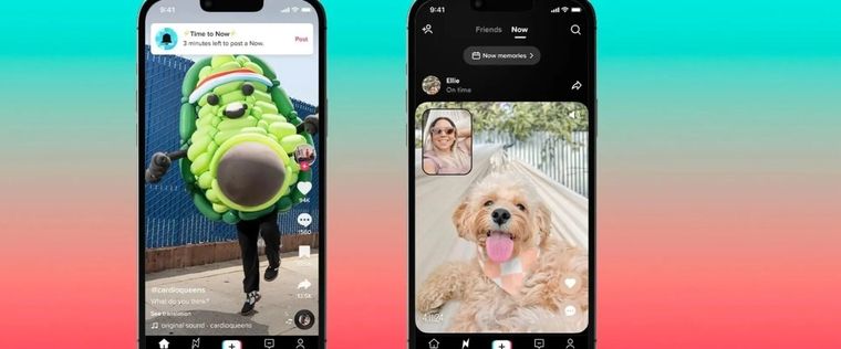 Ante el éxito de BeReal, TikTok Now aparece para dar pelea y volver a ganar seguidores. Foto: TikTok