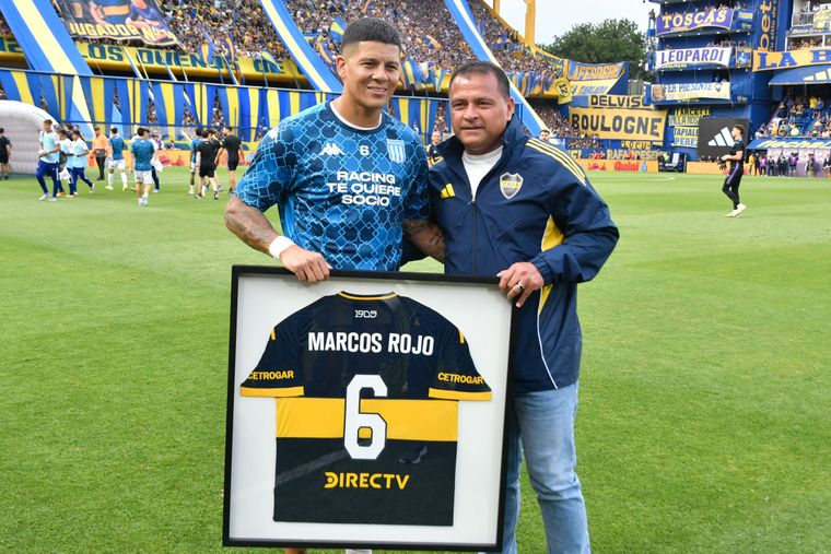 Marcos Rojo, ex capitán de Boca, volvió a la Bombonera en la semifinal del Clausura y recibió un reconocimiento que convivió con la memoria emocional del hincha.