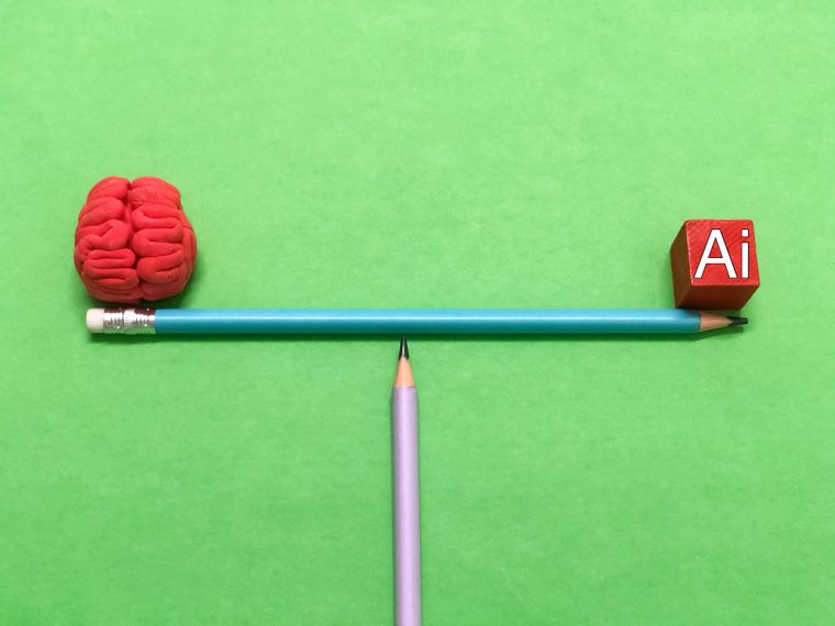 La inteligencia artificial logra superar al promedio, pero falla ante la excelencia del pensamiento humano.