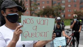 Esta semana hay protestas convocada en Colombia en contra de la reforma. Varios partidos ya han anunciado su rechazo. Foto: AFP