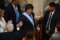 El presidente Milei hablará por cadena nacional a partir de las 21. Foto: EFE