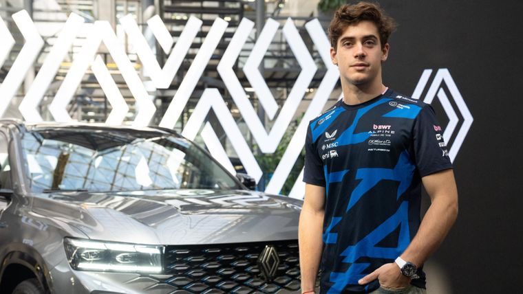 Visita de lujo: Franco Colapinto revolucionó las oficinas de Renault en Palermo