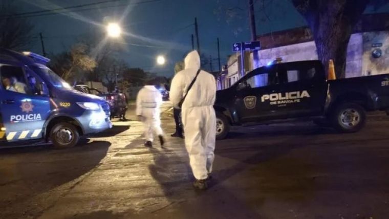 El doble asesinato ocurrió en el barrio Urquiza de la ciudad de Rosario. Foto: NA