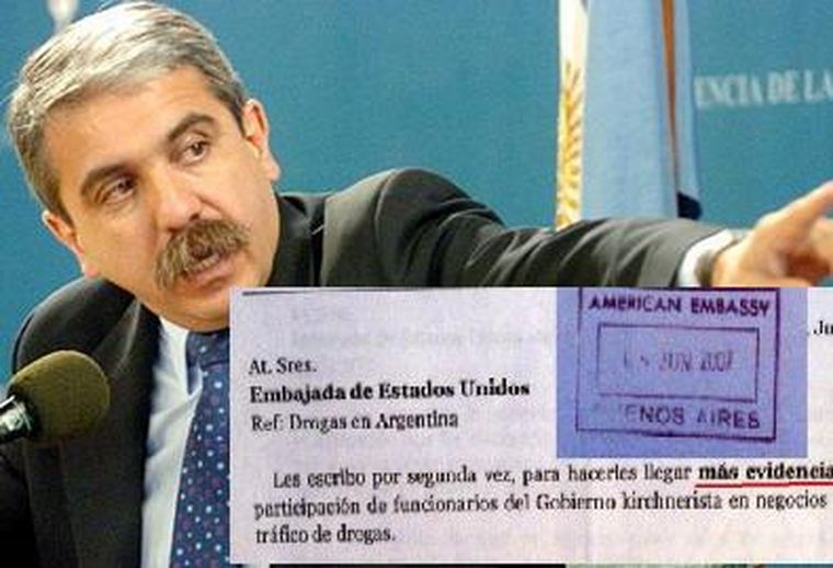 Aníbal Fernández fue salpicado por Wikileaks. Foto: MDZ