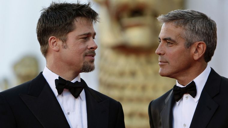 BRAD PITT Y GEORGE CLOONEY ERAN GRANDES AMIGOS. DE UN DÍA PARA EL OTRO, ESA RELACIÓN TERMINÓ PARA SIEMPRE.