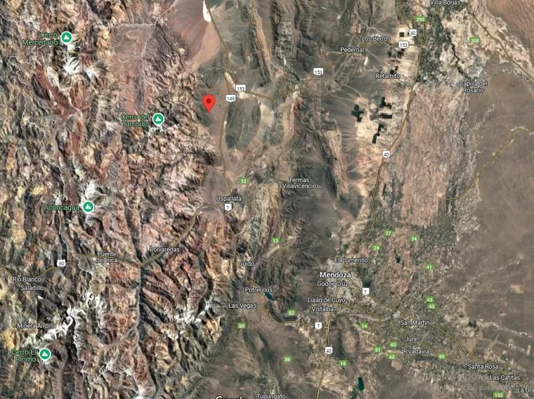 El marcador rojo señala el lugar en el que se realizará presencialmente la audiencia pública. El marcador rojo señala el lugar en el que se realizará presencialmente la audiencia pública.