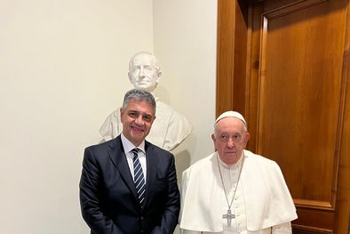 MDZol | Jorge Macri y el Papa Francisco Foto: Gobierno de la Ciudad