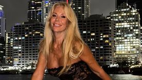 El look playero de Graciela Alfano. El look playero de Graciela Alfano.