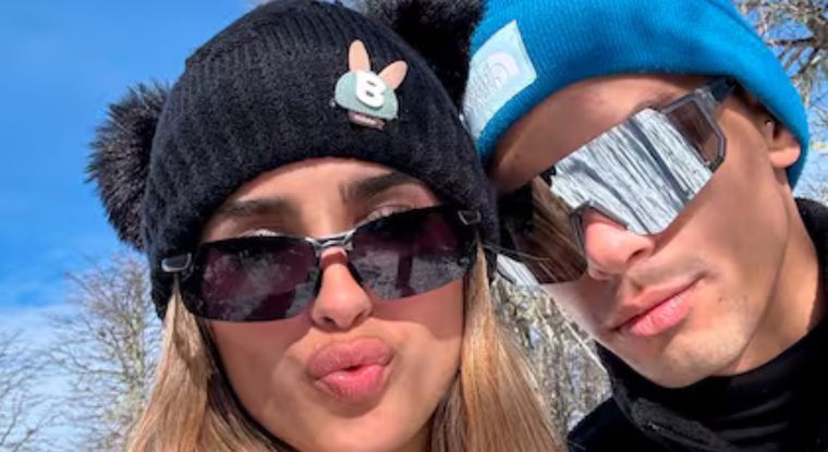 Julieta Poggio y Fabrizio Maida festejaron su primer mes de novio La ex Gran Hermano compartió fotos a los besos con el modelo