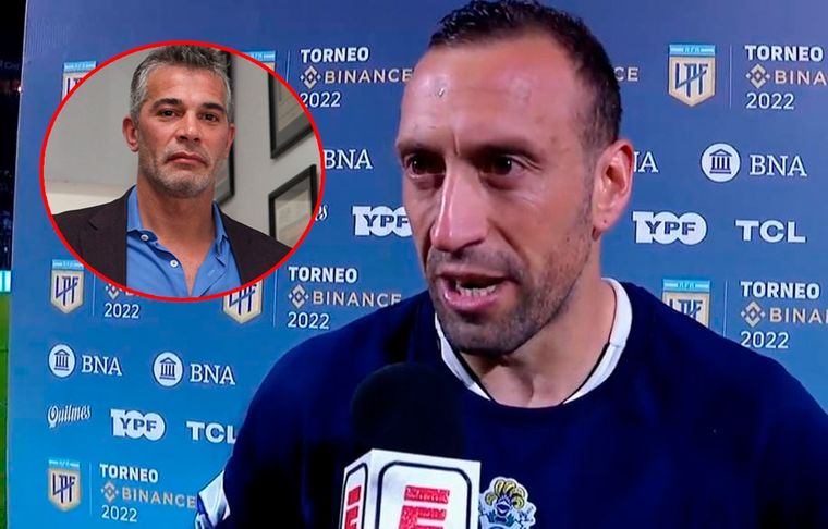 Aleman le respondió a Pellegrino, presidente de Gimnasia.